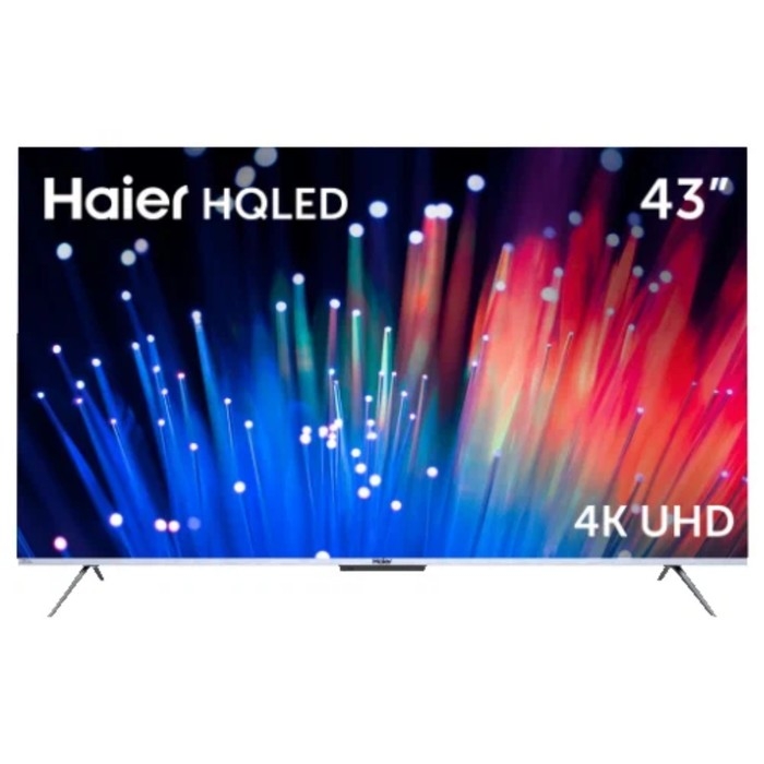 Телевизор Haier SMART TV S3, 43 Телевизор Haier SMART TV S3, 43",  3840x2160, DVB-T/T2/C/S2, HDMI 4, USB 2, Smart TV, чёрный