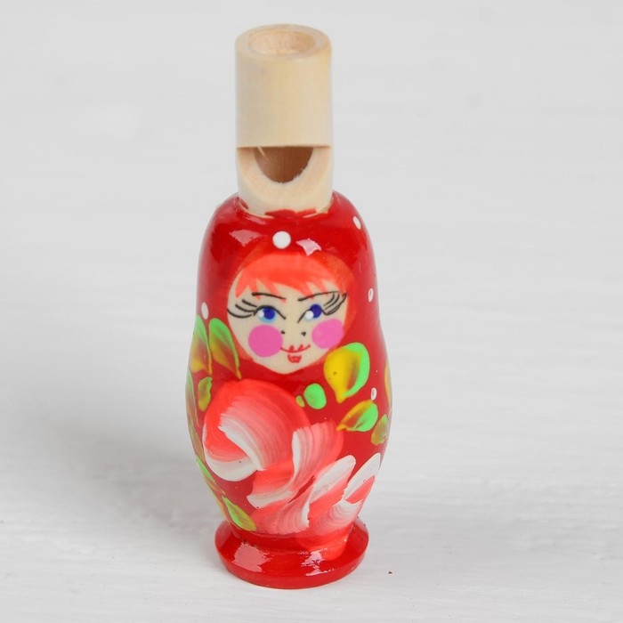 Свистулька «Матрёшка расписная», МИКС Свистулька «Матрёшка расписная», МИКС