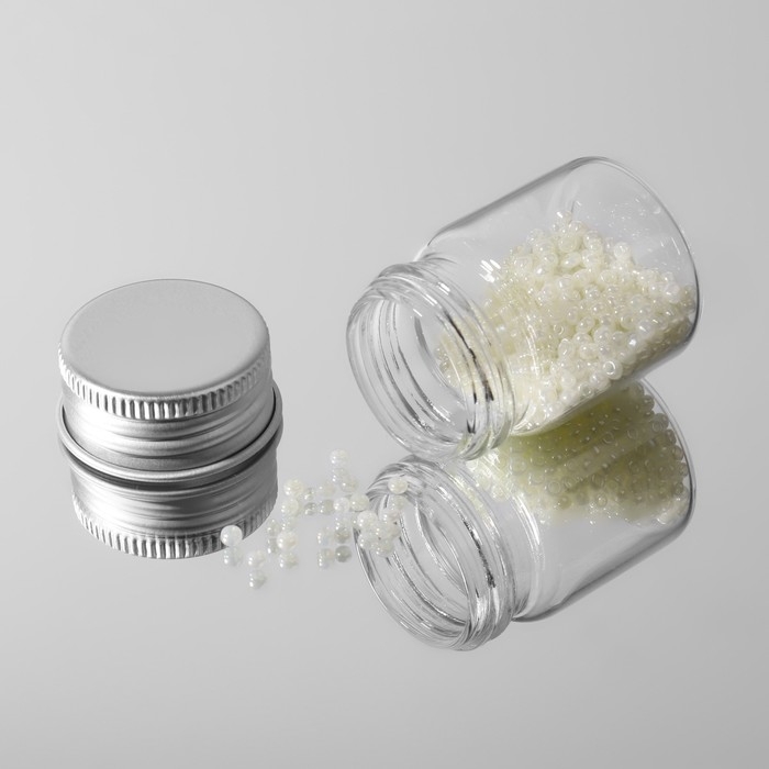 Баночки для хранения бисера, d = 3 × 4 см, 3 шт Баночки для хранения бисера, d = 3 × 4 см, 3 шт