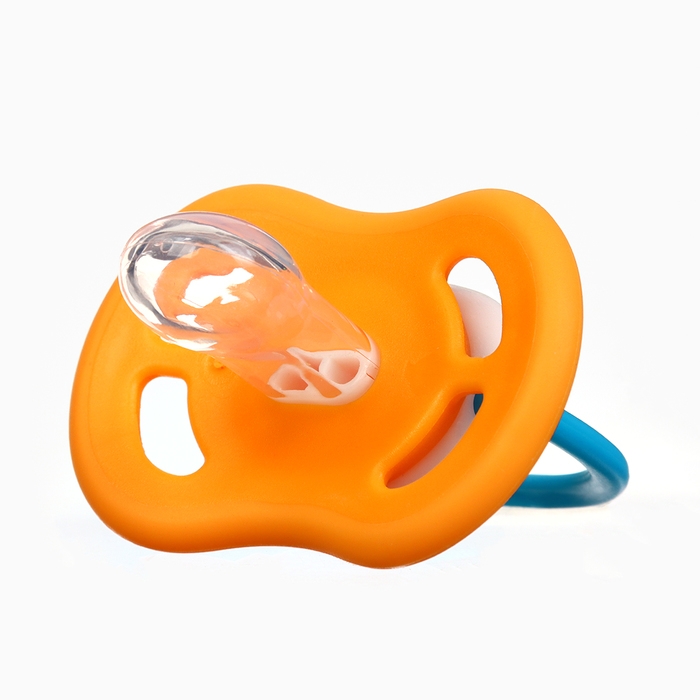 Набор: Соска - пустышка с держателем «Черепаха», анатомическая +6 мес, цвет желтый Набор: Соска - пустышка с держателем «Черепаха», анатомическая +6 мес, цвет желтый