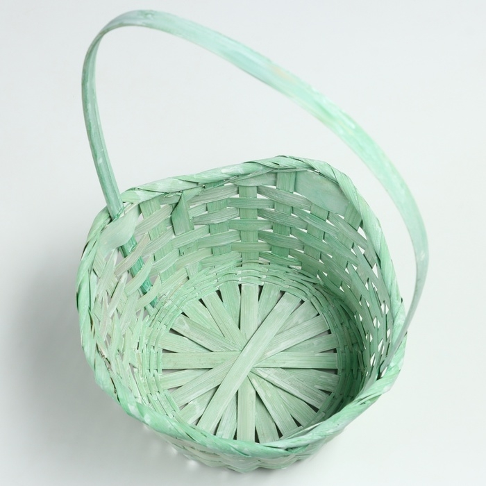 Набор корзин, 19х7,5х9,5/31 см, 22х9х11/34 см, 24х9х11,5/35 см, 3 шт, зелёные, бамбук Набор корзин, 19х7,5х9,5/31 см, 22х9х11/34 см, 24х9х11,5/35 см, 3 шт, зелёные, бамбук