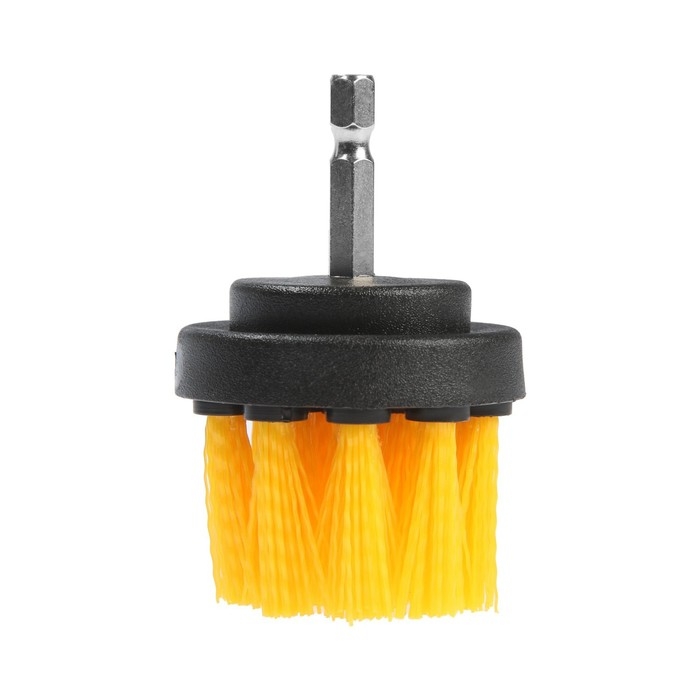 Насадка щетка на шуруповерт ТУНДРА, d=50 мм, высота 25 мм, шестигранный хвостовик Насадка щетка на шуруповерт ТУНДРА, d=50 мм, высота 25 мм, шестигранный хвостовик