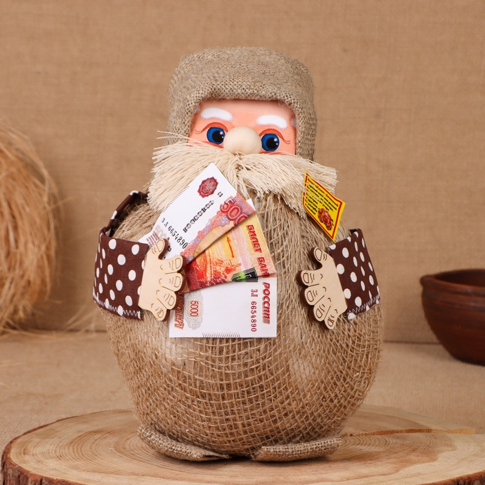 Домовой Домовой "Герасим с купюрой", 22х15х15 см