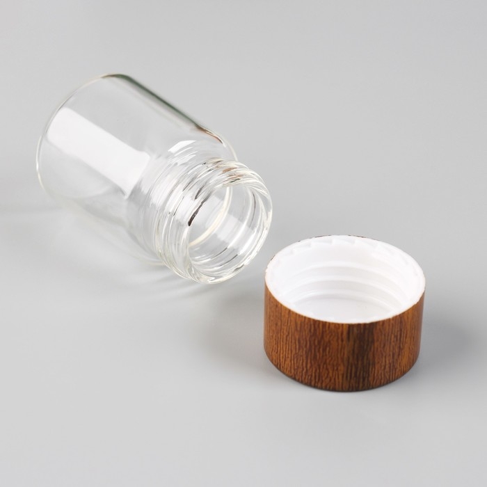 Декор для творчества стекло "Баночка с крышкой" набор 12 шт 4х2,8х2,8 см