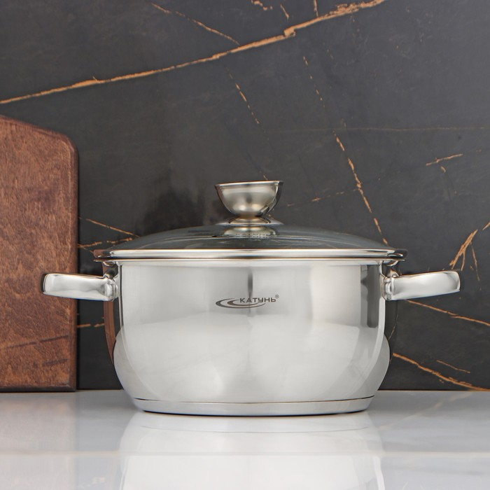 Кастрюля «Антея», 4 л, d=22 см, капсульное дно, индукция Кастрюля «Антея», 4 л, d=22 см, капсульное дно, индукция