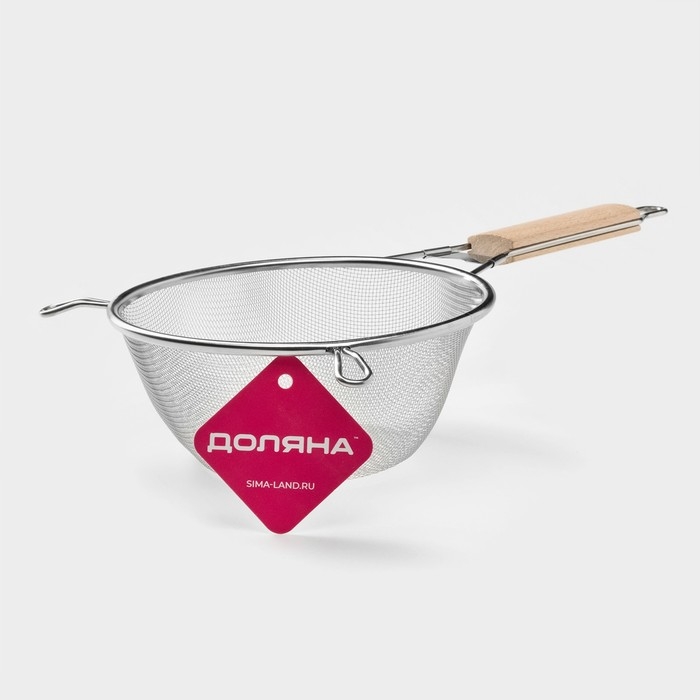 Сито для просеивания с ручкой Доляна «Стандарт», d=18 см Сито для просеивания с ручкой Доляна «Стандарт», d=18 см