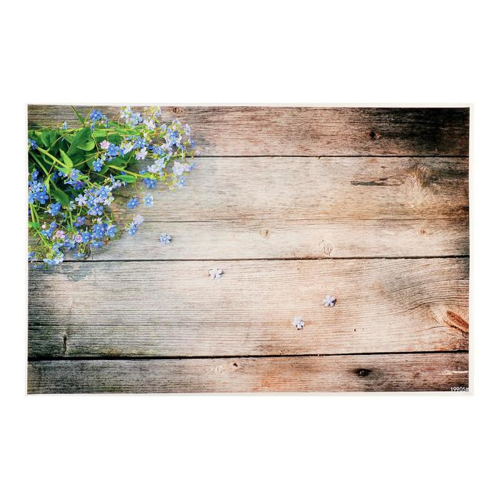 Фотофон винил Фотофон винил "Незабудки на досках" 80х125 см