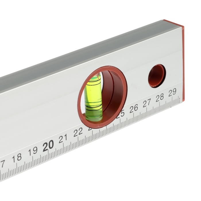 Уровень алюминиевый ЛОМ, 2 глазка, линейка, 300 мм Уровень алюминиевый ЛОМ, 2 глазка, линейка, 300 мм