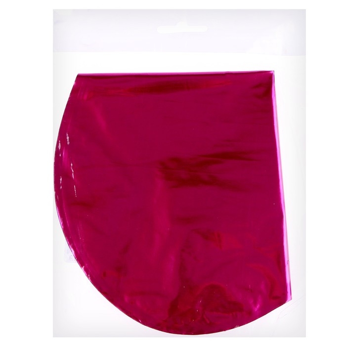 Шар фольгированный 9" &laquo;Фуксия&raquo;, мини-сердце, без клапана, набор 5 шт.