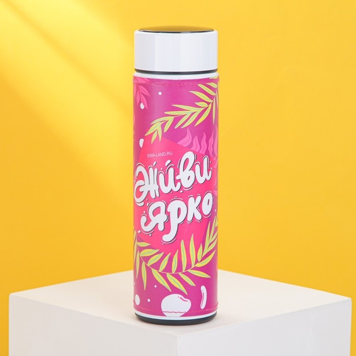 Термос с индикатором температуры «Живи ярко», 500 мл, сохраняет тепло 8-10 ч Термос с индикатором температуры «Живи ярко», 500 мл, сохраняет тепло 8-10 ч