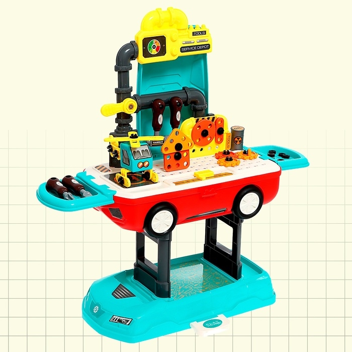 Игровой модуль 2 в 1 «Машина», 45 элементов Игровой модуль 2 в 1 «Машина», 45 элементов