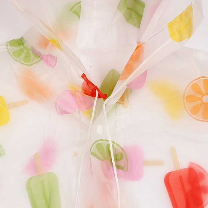 Дождевик детский «Мороженое», рост 125-155 см Дождевик детский «Мороженое», рост 125-155 см