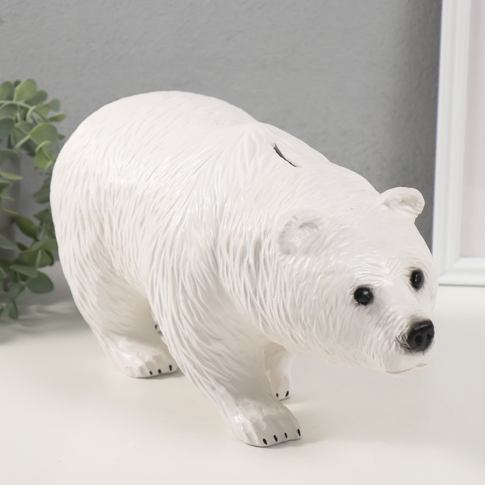 Копилка Копилка "Медведь Белый" 18,5 х 14 х 36 см