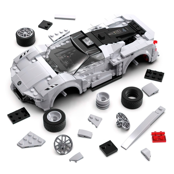 Конструктор радиоуправляемый «Спорткар», 308 деталей Конструктор радиоуправляемый «Спорткар», 308 деталей