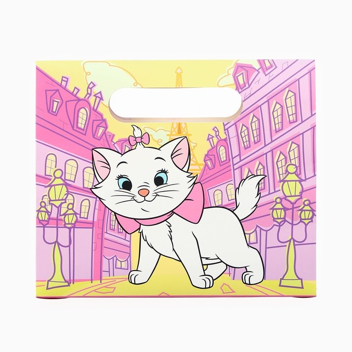 Пакет-коробка, Коты аристократы, 24х20х7 см Пакет-коробка, Коты аристократы, 24х20х7 см