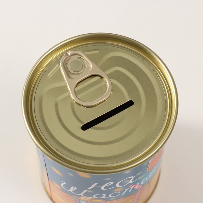 Копилка-банка металл Копилка-банка металл "На Щастье"