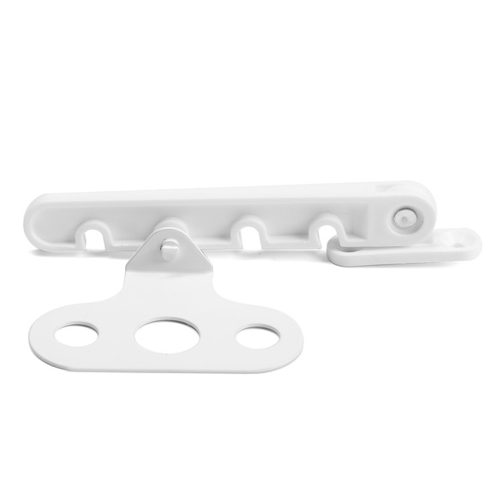 Ограничитель оконный для ПВХ белый, цинк Ограничитель оконный для ПВХ белый, цинк