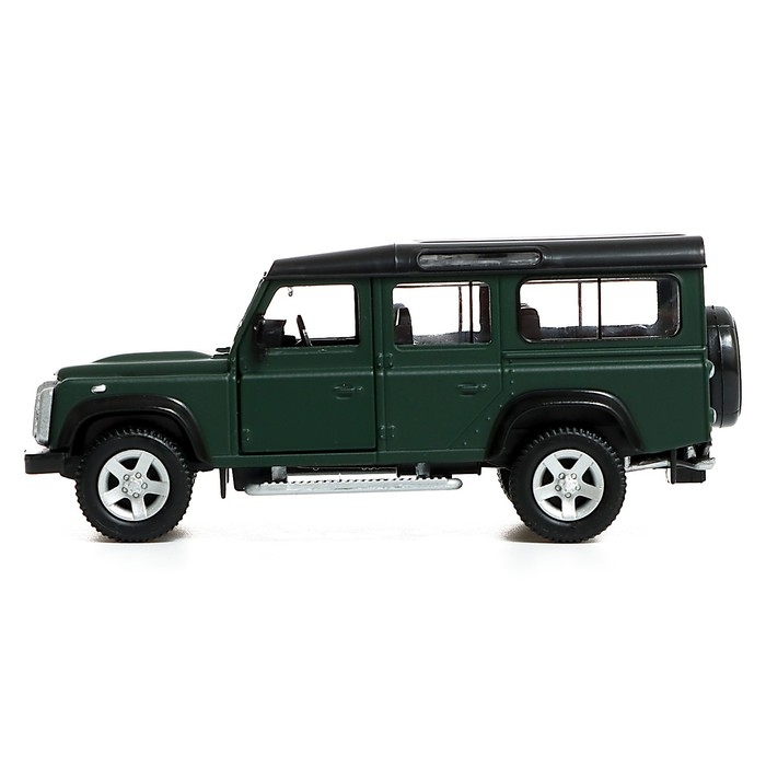 Машина металлическая LAND ROVER DEFENDER, 1:32, инерция, цвет матовый зелёный Машина металлическая LAND ROVER DEFENDER, 1:32, инерция, цвет матовый зелёный