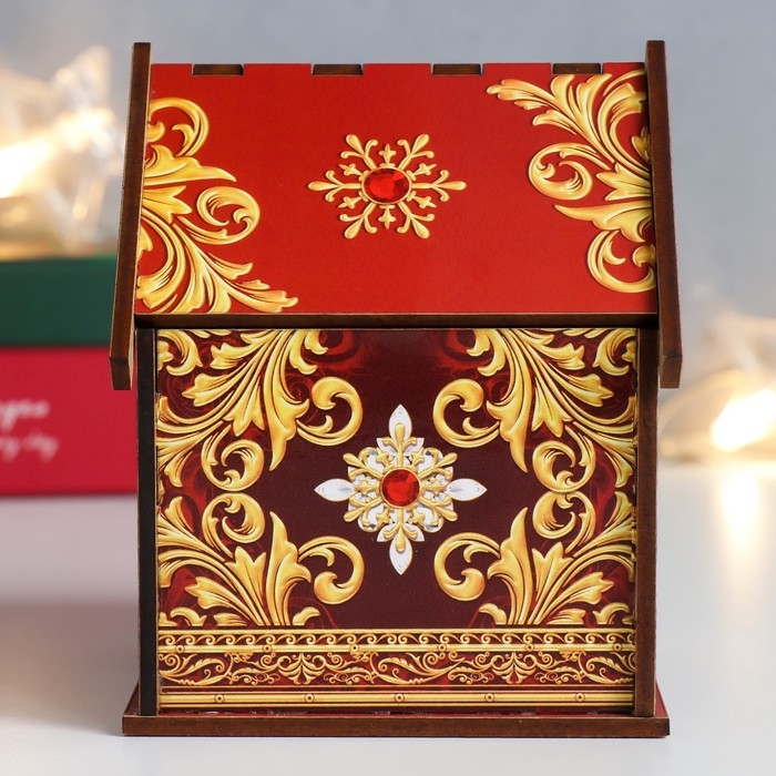 Чайный домик  Чайный домик "Дед Мороз" 10,5х9,5х12 см