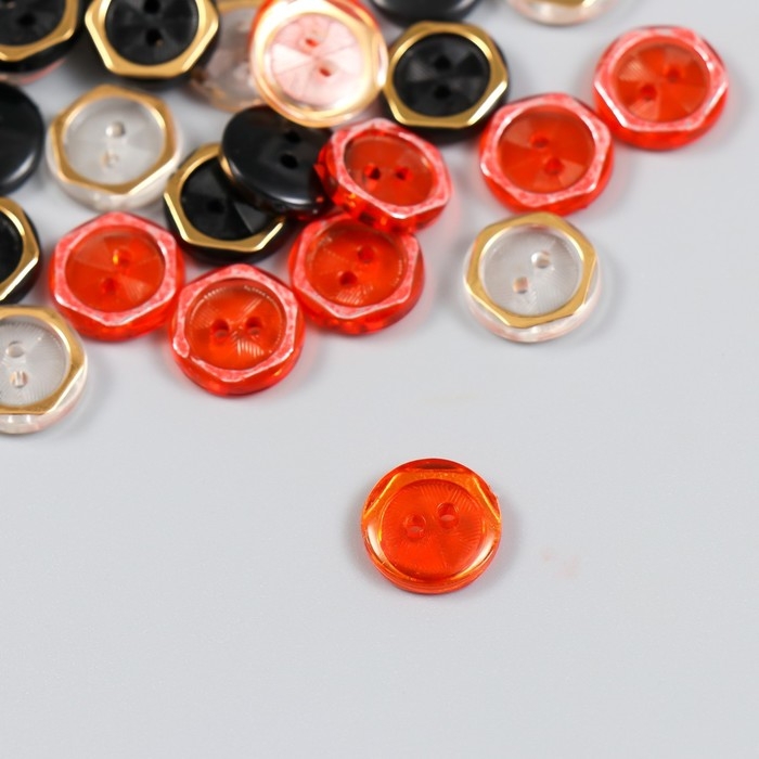 Пуговицы пластик для творчества на ножке Пуговицы пластик для творчества на ножке "С жемчужинкой" цветная МИКС набор 30 шт 1,2х1,2 см 94135