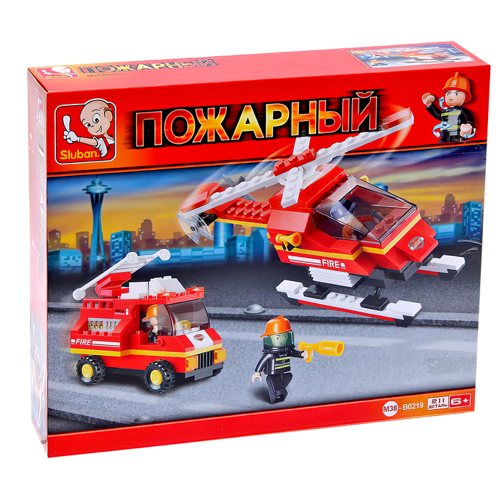 Конструктор «Спасательный отряд», 211 деталей Конструктор «Спасательный отряд», 211 деталей
