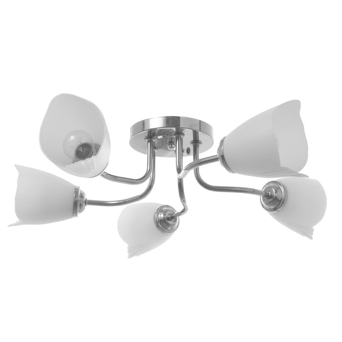 Люстра 1341001/5WT E27 15Вт хром BayerLux Люстра 1341001/5WT E27 15Вт хром BayerLux