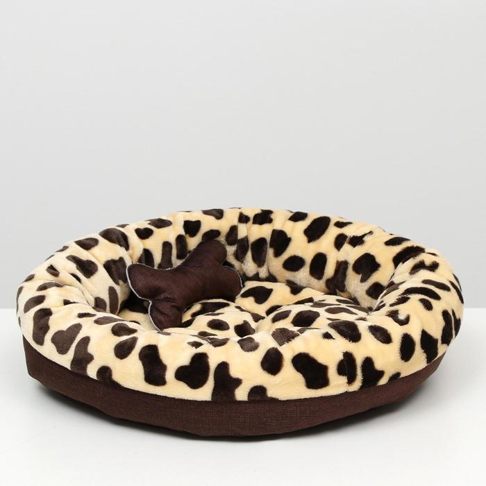 Лежанка Perseiline ЛМ-11 45 x 45 x 12 см, с косточкой, микс Лежанка Perseiline ЛМ-11 45 x 45 x 12 см, с косточкой, микс