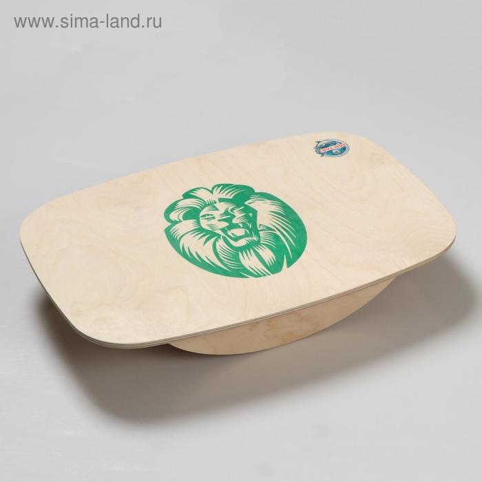 Доска балансировочная балансборд малая  Доска балансировочная балансборд малая "Лев", 50×33х0,9 см
