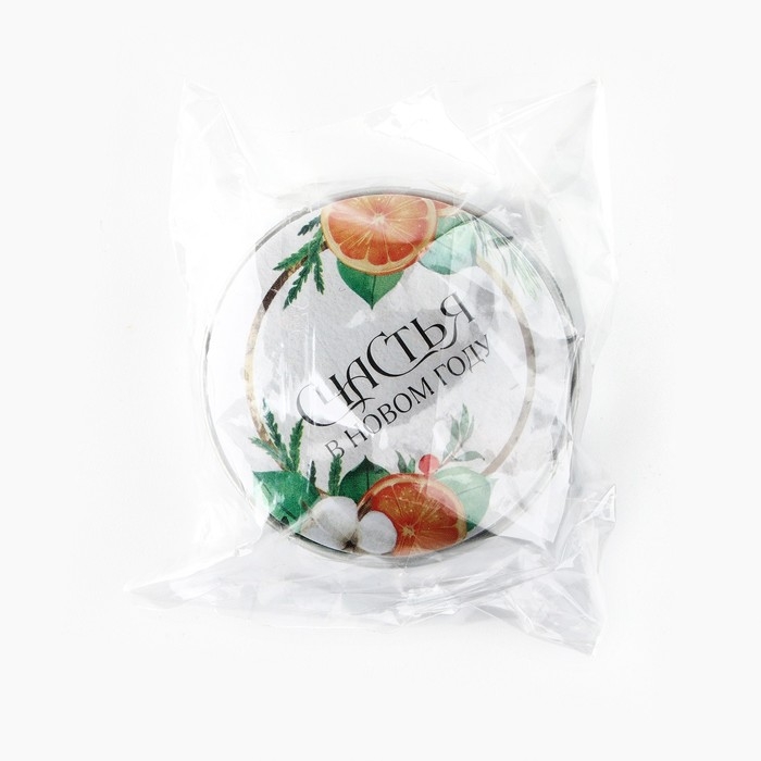 Свеча новогодняя в железной банке «Новый год: Счастья«Новый год: аромат апельсин, 4.8 см Свеча новогодняя в железной банке «Новый год: Счастья«Новый год: аромат апельсин, 4.8 см