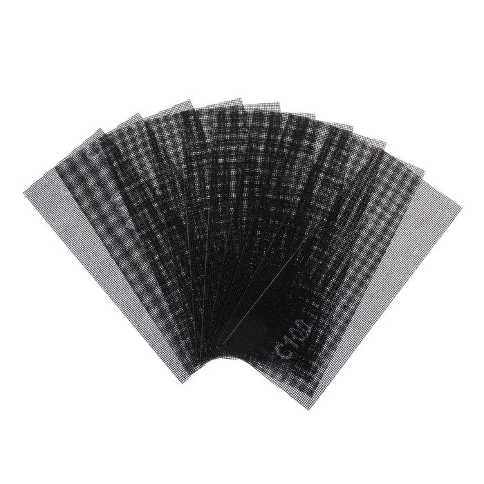 Сетка абразивная ТУНДРА, водостойкая, корунд, 115 х 280 мм, Р100, 10 шт. Сетка абразивная ТУНДРА, водостойкая, корунд, 115 х 280 мм, Р100, 10 шт.