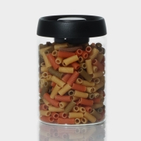 Банка стеклянная для хранения сыпучих продуктов с вакуумной крышкой «Плезир», 1 л, 11×16 см