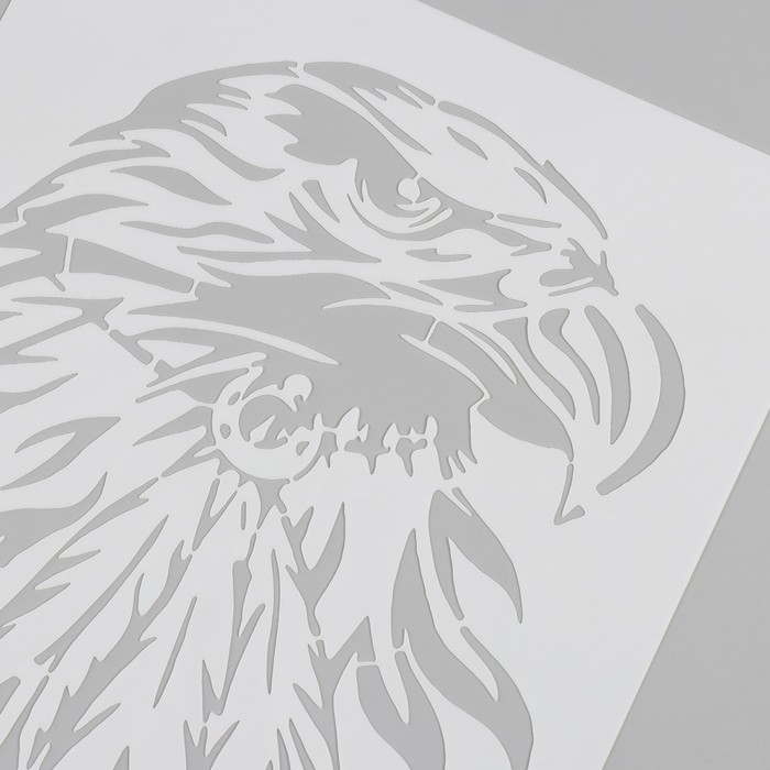 Трафарет пластик Трафарет пластик "Орёл" 21х29,7 см