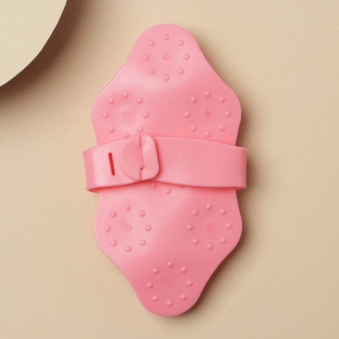 Массажёр антицеллюлитный, варежка, розовый, 16 х 8 см Массажёр антицеллюлитный, варежка, розовый, 16 х 8 см