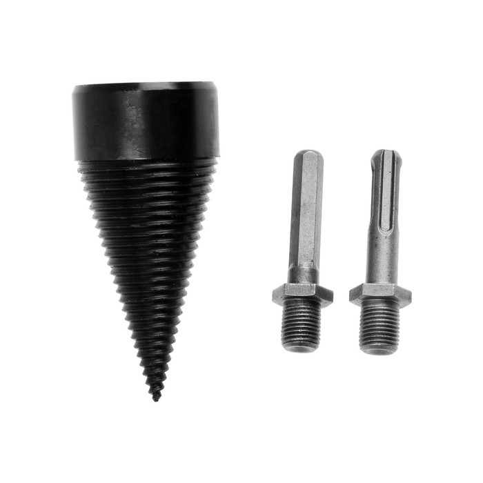 Насадка-дровокол для дрели/перфоратора ТУНДРА, 95х45 мм, шестигранный хвостовик/SDS-plus Насадка-дровокол для дрели/перфоратора ТУНДРА, 95х45 мм, шестигранный хвостовик/SDS-plus