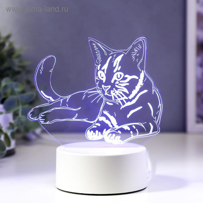 Светильник  Светильник "Кошечка" LED RGB от сети
