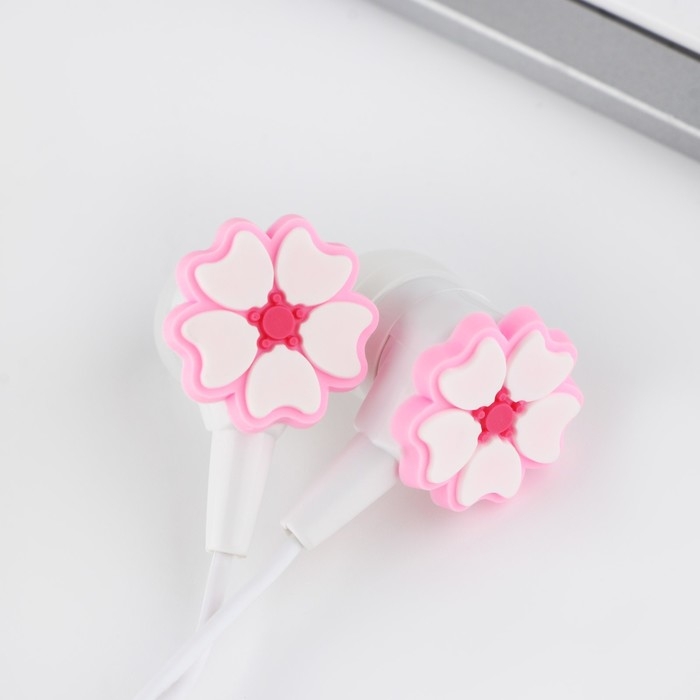 Наушники проводные «Цветочки», мод. VBT 1.31, 120 см Наушники проводные «Цветочки», мод. VBT 1.31, 120 см