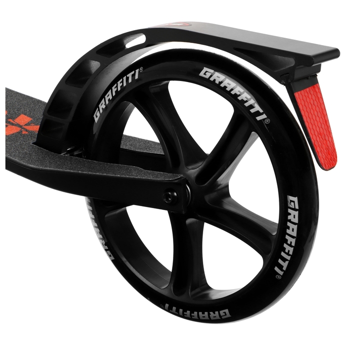 Самокат городской GRAFFITI City 200, складной, колёса PU 200 мм, ABEC 7 Carbon, чёрный Самокат городской GRAFFITI City 200, складной, колёса PU 200 мм, ABEC 7 Carbon, чёрный