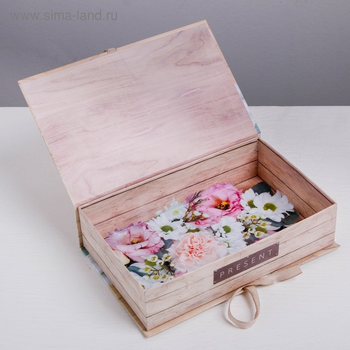 Коробка‒книга, упаковка подарочная, «Only for you», 20 х 12.5 х 5 см Коробка‒книга, упаковка подарочная, «Only for you», 20 х 12.5 х 5 см