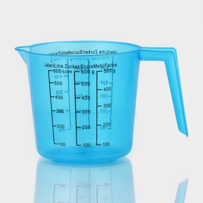 Стакан мерный, 600 мл, цвет МИКС Стакан мерный, 600 мл, цвет МИКС