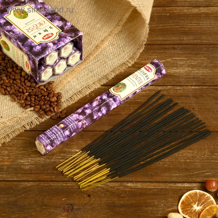 Благовония Благовония "HEM" 20 палочек угольные lavander