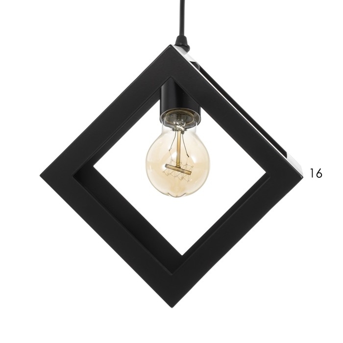 Светильник-каскад Светильник-каскад "Квадрат" 6хЕ27 40Вт черный 52х52х230 см