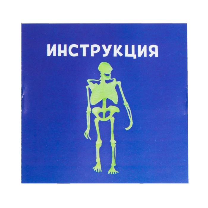 Набор для опытов «Тело человека», светится в темноте Набор для опытов «Тело человека», светится в темноте