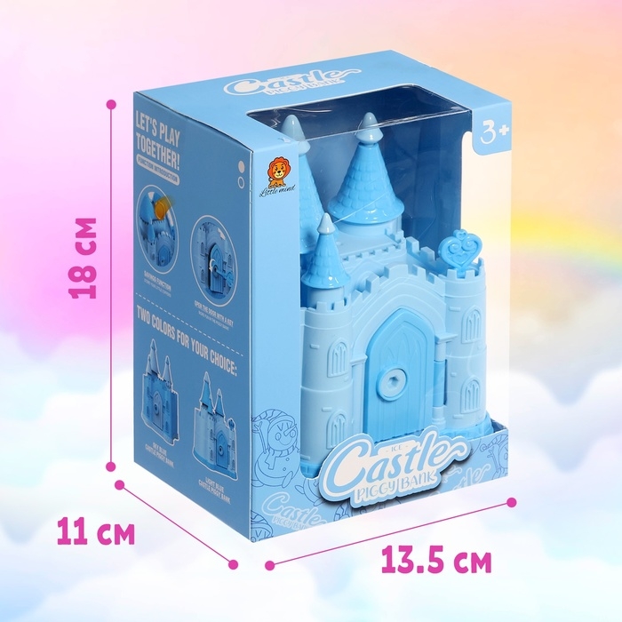 Замок-копилка «Ледяное царство», цвет МИКС Замок-копилка «Ледяное царство», цвет МИКС