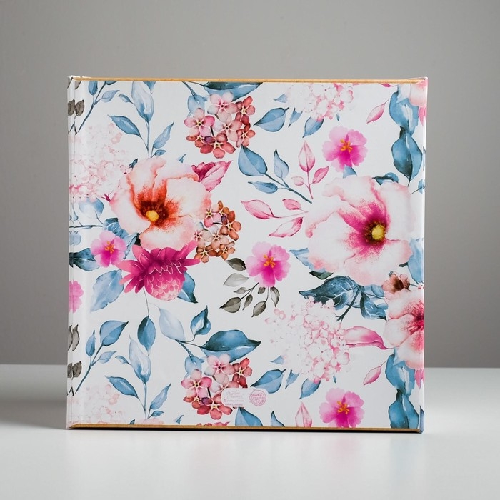 Коробка подарочная, упаковка, «Цветочная», 29,5 х 29,5 х 14,5 см Коробка подарочная, упаковка, «Цветочная», 29,5 х 29,5 х 14,5 см