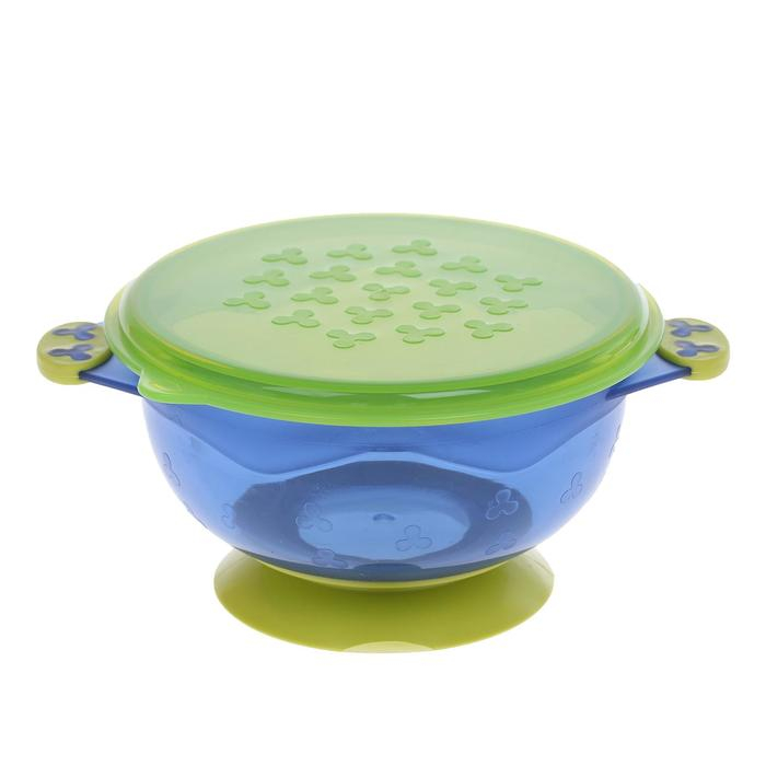 Набор детской посуды для кормления/хранения: миски на присоске, 3 шт.,150, 250, 350 мл. с крышками, от 5 мес. Набор детской посуды для кормления/хранения: миски на присоске, 3 шт.,150, 250, 350 мл. с крышками, от 5 мес.