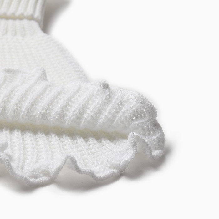 Манишка детская, цвет белый, размер L (8 лет)