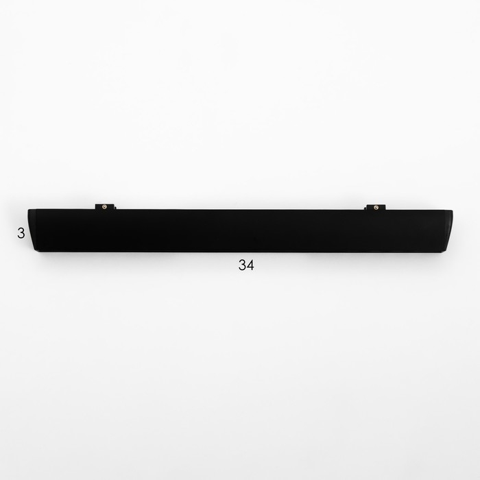 Светильник трековый SLIM Светильник трековый SLIM "Линия трек33" LED 18Вт 3000-6000К 48V CRI90 черный 3,2х3,8х33,8см 990943
