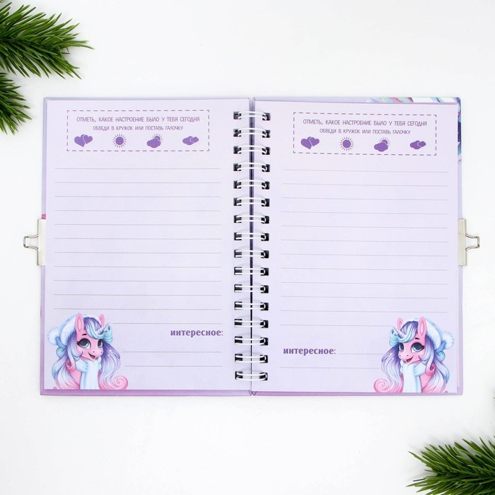 Новый год. Блокнот на замочке «Подарок для маленькой принцессы!», 50 л Новый год. Блокнот на замочке «Подарок для маленькой принцессы!», 50 л