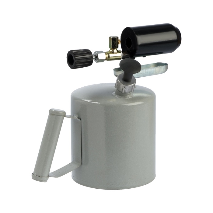 Лампа паяльная ТУНДРА, зауженный эжектор, расход <1.2 л/ч, АИ 92-95, объем 2 л Лампа паяльная ТУНДРА, зауженный эжектор, расход <1.2 л/ч, АИ 92-95, объем 2 л