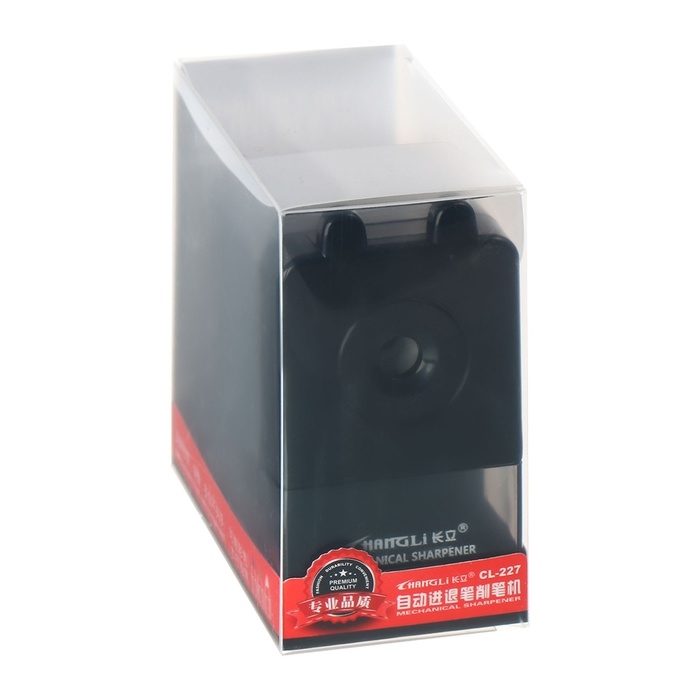 Точилка механическая с контейнером Классика Графит